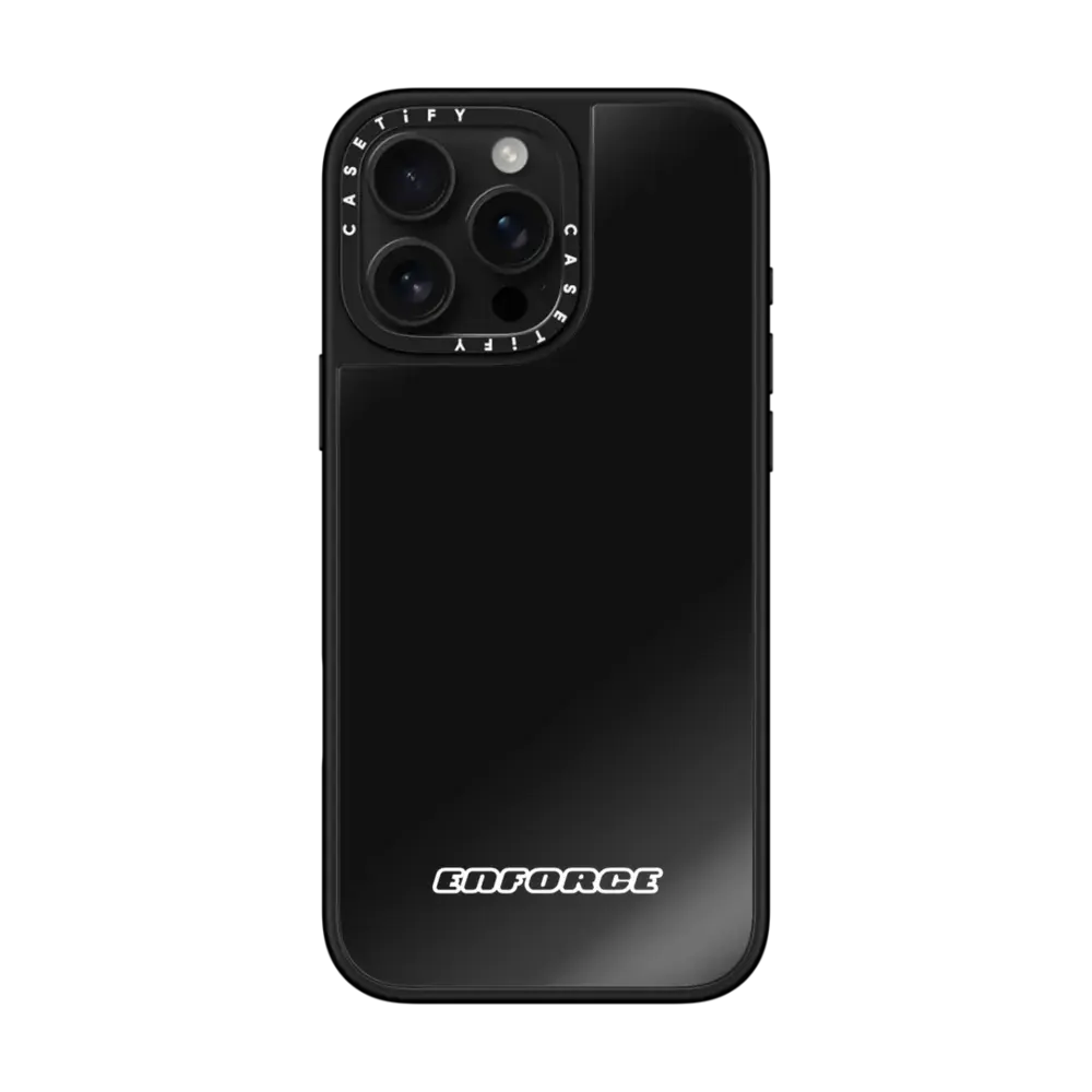 ENFORCE Casetify iPhone Black Mirror Cases Enforce Records