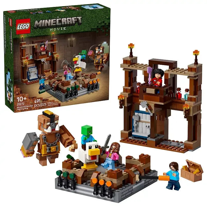 LEGO Minecraft Woodland Mansion Fighting Ring 21272 Enforce Records